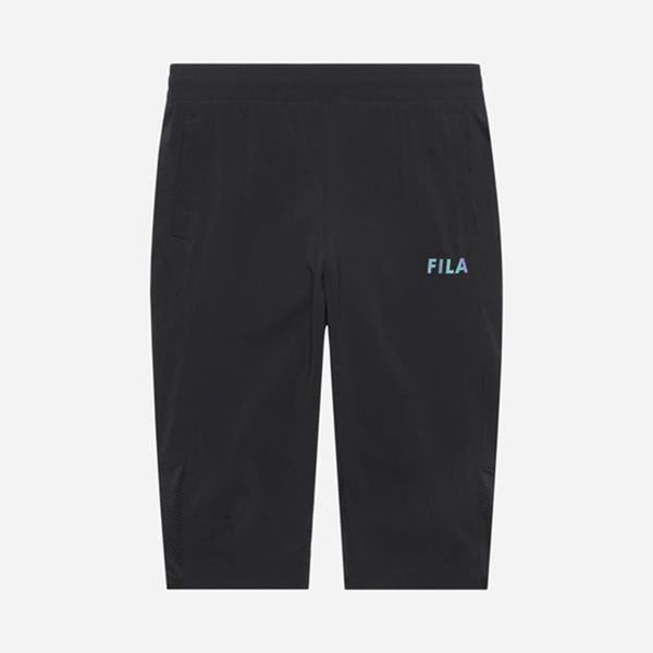 Fila Šortky Detske Čierne - Aurora Stretch Warm Up Fleece Vypredaj - Slovakia 15796-HOST